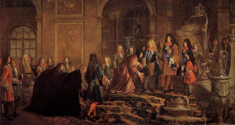 Louis XIV s Louis XIV. empfangt den Dogen von Genua in Versailles